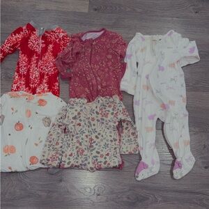 5 baby sleepers 6-9 months